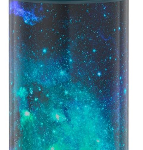 16 Ounce Stainless Steel Vacuum Insulated Bottle with Wide Spout Lid, Galaxy Teal